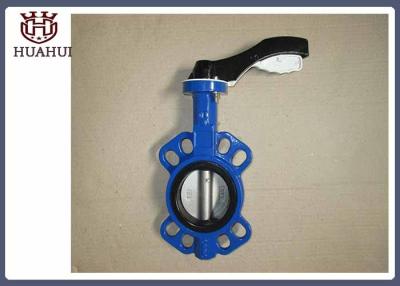 China 6 Inch Motorized Butterfly Valve , Resilient Seated Butterfly Valves Handle Type for sale