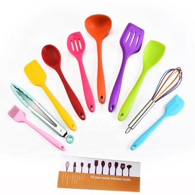 China Kitchen Minimalist Durable Modern Home Restaurant Cooking Silicone Utensils Kitchenware for sale