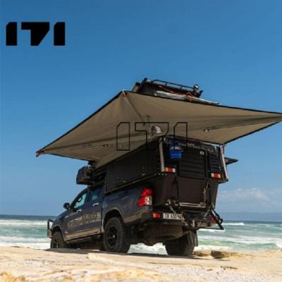 China UV-Resistant Rust Resistant 4Wd Foxwing 270 Degree Tent Fan Car Side Tent Free Standing Tent For Camping for sale