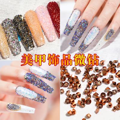 China Flatback Charm Multi-size Flat Mixed ab Diamond Crystal Nail Rhinestone For DIY Nail Jewelry Decoration for sale