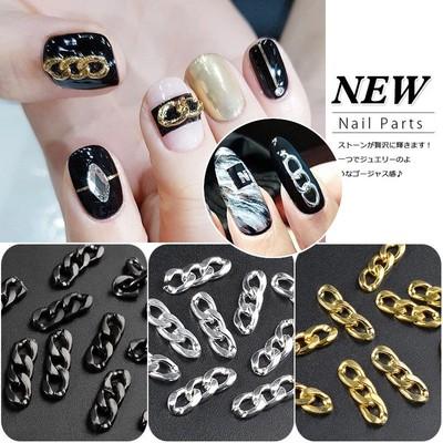 China Nail Art Creativity DIY 10pcs/bag Retro Metal Nail Jewelry Rhinestones Chain Nail Art Decorations for sale