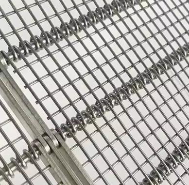 China Stainless Steel Eye Link Conveyor Belt Steel Wire Mesh Conveyor Chain For Pizza Ovens for sale