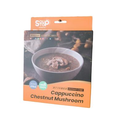 China Ready Made Fast Food Cappuccino Chestnut and Mushroom without Additives for Family Instant Soup - Cappuccino for sale