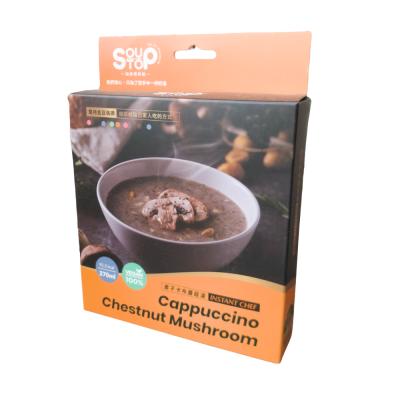 China Instant Cappuccino Soup Soup Chestnut And Mushroom With No Additives For Family Instant Soup - Cappuccino for sale