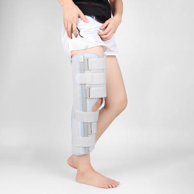 China Three Panel Adult Knee Immobilizer for Adults and Children Sever Fixation Ligament Strain Knee Support Joint Injury Surgery Brace for sale