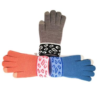 China Winter Design Wrist Jacquard Maid Eco-Friendly Gloves Winter Fingerless Warm Fine Workmanship Unisex Mittens Low MOQ for sale