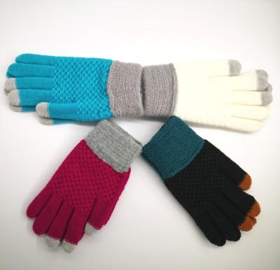 China Wholesale Direct Sales Touch Screen Gloves Best Design Finger Touch Gloves Fine Workmanship Winter Custom for sale