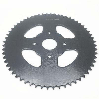 China Front 60 Tooth #420 High Quality 40mm Bored Chain Sprocket For TAV Motorcycle Hole Size for sale