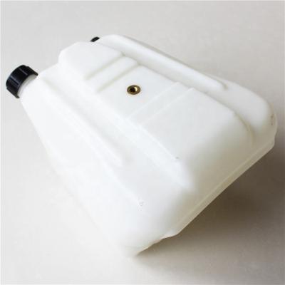 China 10L Durable And Rugged 28.1cm X 21cm X 22cm Plastic White Kart Floor Mounted Fuel Tank Go Kart Gas Fuel Tank for sale