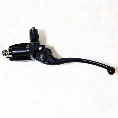 China Wholesale Motorcycle China 7/8 Hole Distributor Reservoir Alloy Hydraulic Brake Clutch Lever For Motorcycle for sale