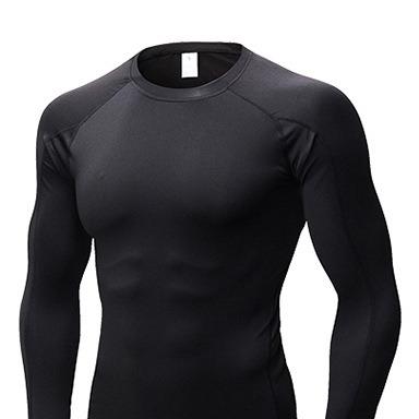 China Winter Antibacterial T Shirt Running Training Clothes For Men for sale