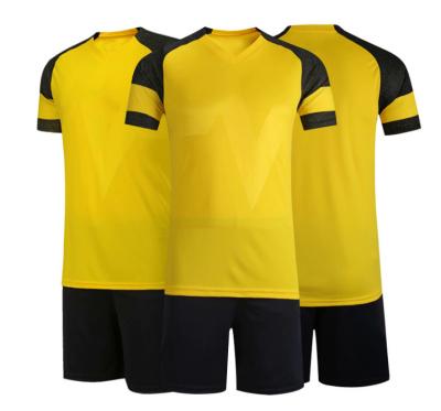 China Squares empty black and yellow jersey football for sale