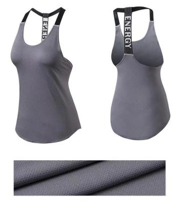 China Polyester/spandex team anti-shrink pure quick dry sports printed gym training singlets for women/girls for sale