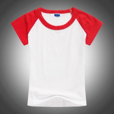 China Customized Kids Anti-Shrink Unisex Raglan T-Shirt for sale