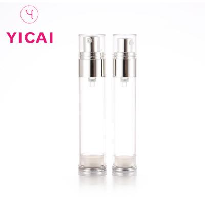 China Luxury Silver Airless Fine Spray Bottle 5ml 10ml 15ml 20ml 25ml 30ml Personal Care Wholesale Mist Spray for sale