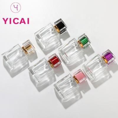 China Personal Care Free Sample Luxury Six Colors Adjust 30Ml 50Ml Spray Empty Glass Perfume Bottle With Pump for sale