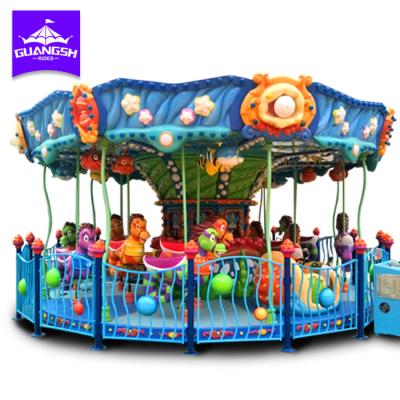 China FRP & china supplier fairground steel carousel for sale for sale