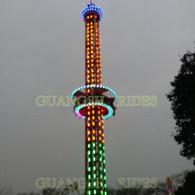 China Metal theme park amusement ride gyro drop extreme carnival crazy ride for sale gyro drop juego mecanico for sale