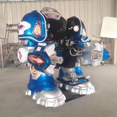 China FRP & Park Equipment Amusement Game Machine Steel Indoor Funny Ride Robot Adult And Kids for sale