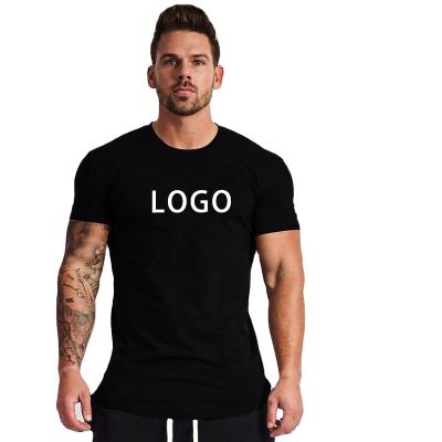 China Viable Summer Men's Short Sleeve T-shirt Dry Mens Gym Wear T-shirt Can Customize Logo for sale