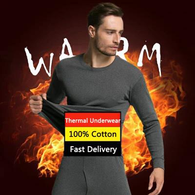 China Hot Selling Viable Autumn Winter Men Thermal Underwear Set Premium Long Johns Base Layer Fleece Striped Top And Bottom for sale