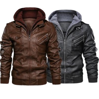 China Reversible Custom Made Faux Leather Motorcycle Biker Riding Vintage Coats Winter New Arrival Leather Jackets For Men for sale