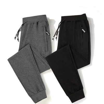 China Viable Professional Custom Winter Pure Cotton Pants Men Printed Logo Loose Oversize Small Foot Sports Pants for sale