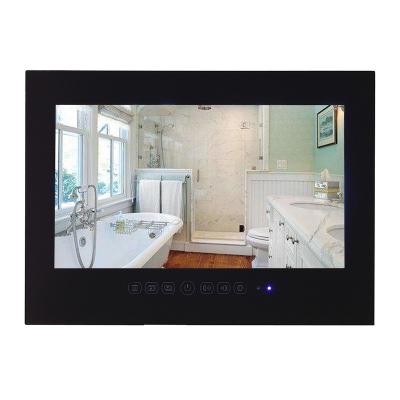 China Bathroom TV Waterproof Black Bathroom TV 15.6 Inch Hotel Television USB TV for sale