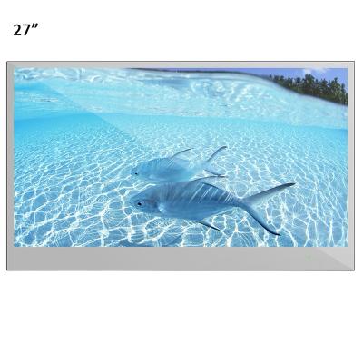 China Bathroom TV 27 Inch Mirror Smart Bathroom TV With Waterproof Remote Control for sale