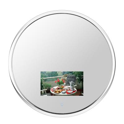 China Bathroom TV Display Size 10.6inch Around Mirror LED Vanishing Waterproof Television With WiFi for sale