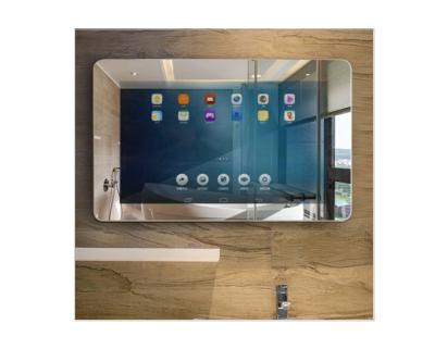 China 2-Faced IP66 Waterproof Hotel Bathroom Smart Magic Mirror TV With Installation Parts for sale