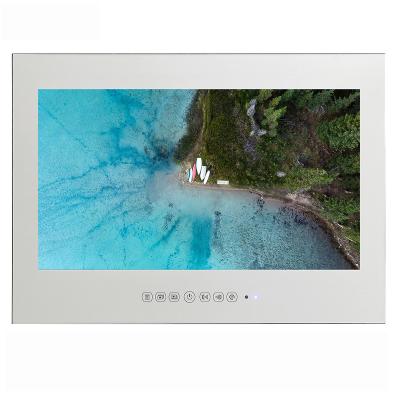 China Magic Bathroom Smart Waterproof Android9.0 Bathroom TV 19inch Mirror Luxury Hotel TV for sale