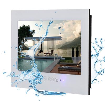 China Regular 32Inch HD TV Screen Water Resistant White Frameless Shower Room for sale