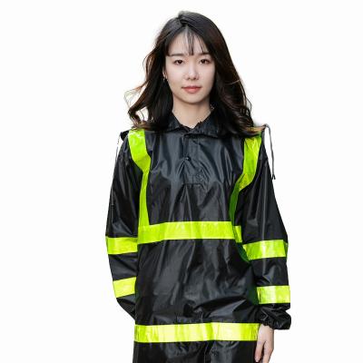 China BSCI keurde Hoog Vis Rain Coat, 110*65cm pU Beschikbare goed OEM van de regenlaag Te koop