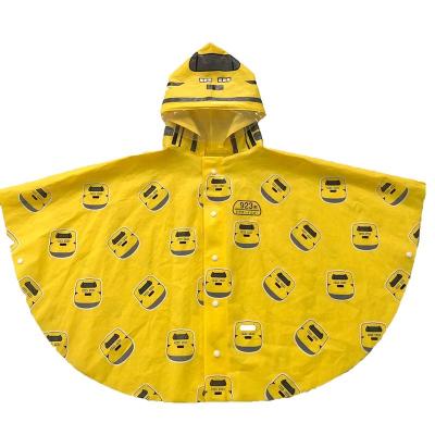 China 0.15mm Dikte Waterdicht Poncho With Sleeves Multiapplication Yellow Te koop