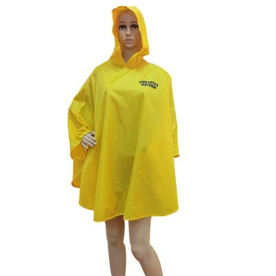 China Wasserdichter TPU-Regenmantel, ganzjähriger gelber Poncho Raincoat Climbing zu verkaufen