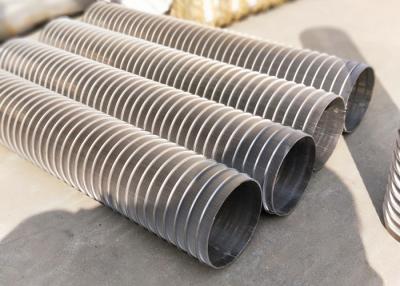 China Cylindrical Reverse Wedge Wire Screen With Acid And Alkali Resistance for sale