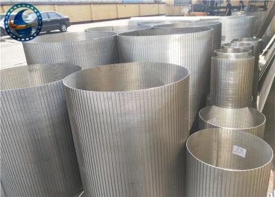 China Stainless Steel Reverse Wedge Wire Screen For Waste Water Treatment for sale