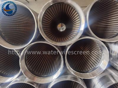 China SS304 Vee Wire Water Well Screen Filter For Sand Control for sale