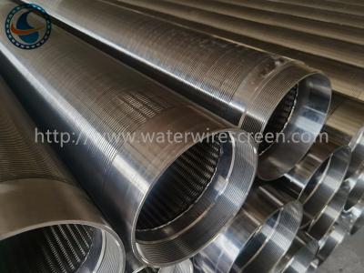 China Stainless Steel 304 Full Welded Wire Wrapped Screen Filter for sale