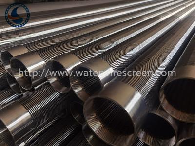 China Grade 304 Stainless Steel V Shaped 219mm Wedge Wire Screen Pipe All Welded for sale