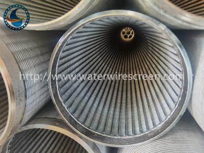 Chine la fente de 1.0mm a enveloppé le filtre de sable de pompe de Johnson Wedge Wire Screen Sieve à vendre