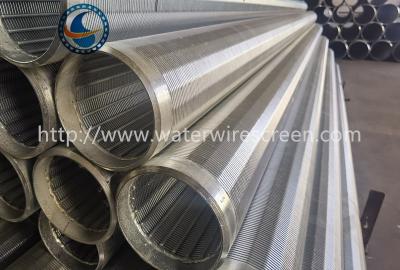 China Filtro de control de la arena del pozo de agua 168m m Johnson Stainless Steel Well Screen 304 en venta