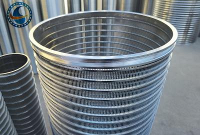 China Welded Stainless Steel 304 Self Cleaning Wedge Wire Screen for sale