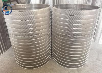 Chine Filtration de Johnson Wedge Wire Screens Centrifuge de fente de l'acier inoxydable 304 V à vendre