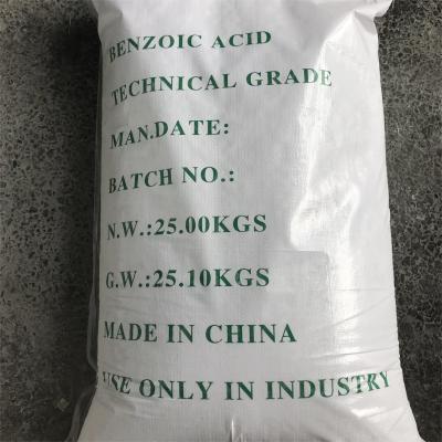 China Ácido benzoico de alta pureza 99% FCCIV com fórmula molecular C6H5COOH à venda