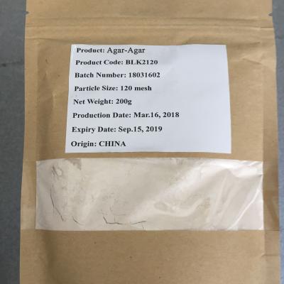 China Milky/Yellowish Fine Powder Agar Agar C12H18O9 n and Powder/Stick for sale