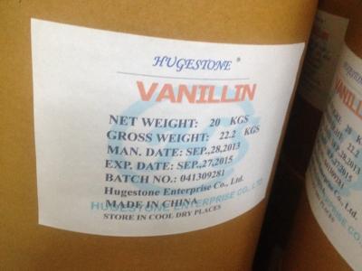 China Lebensmittel-Vanillin C8H8O3 CAS 121-33-5 Normale Lagerart zu verkaufen