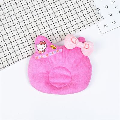 China Cute Baby Neck Pillow Z0013 Cartoon Velvet Baby Pillow To Prevent Baby Flat Head for sale