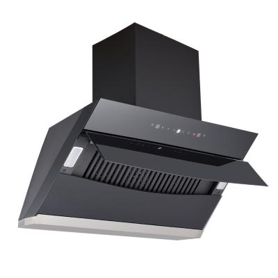 China Hotel Stainless Steel Touch Switch Wall Mounted Smart Household Range Hood for sale